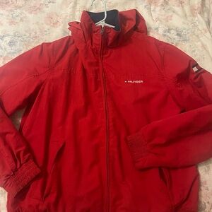 Tommy Hilfiger Men's Vibrant Red Windbreaker
